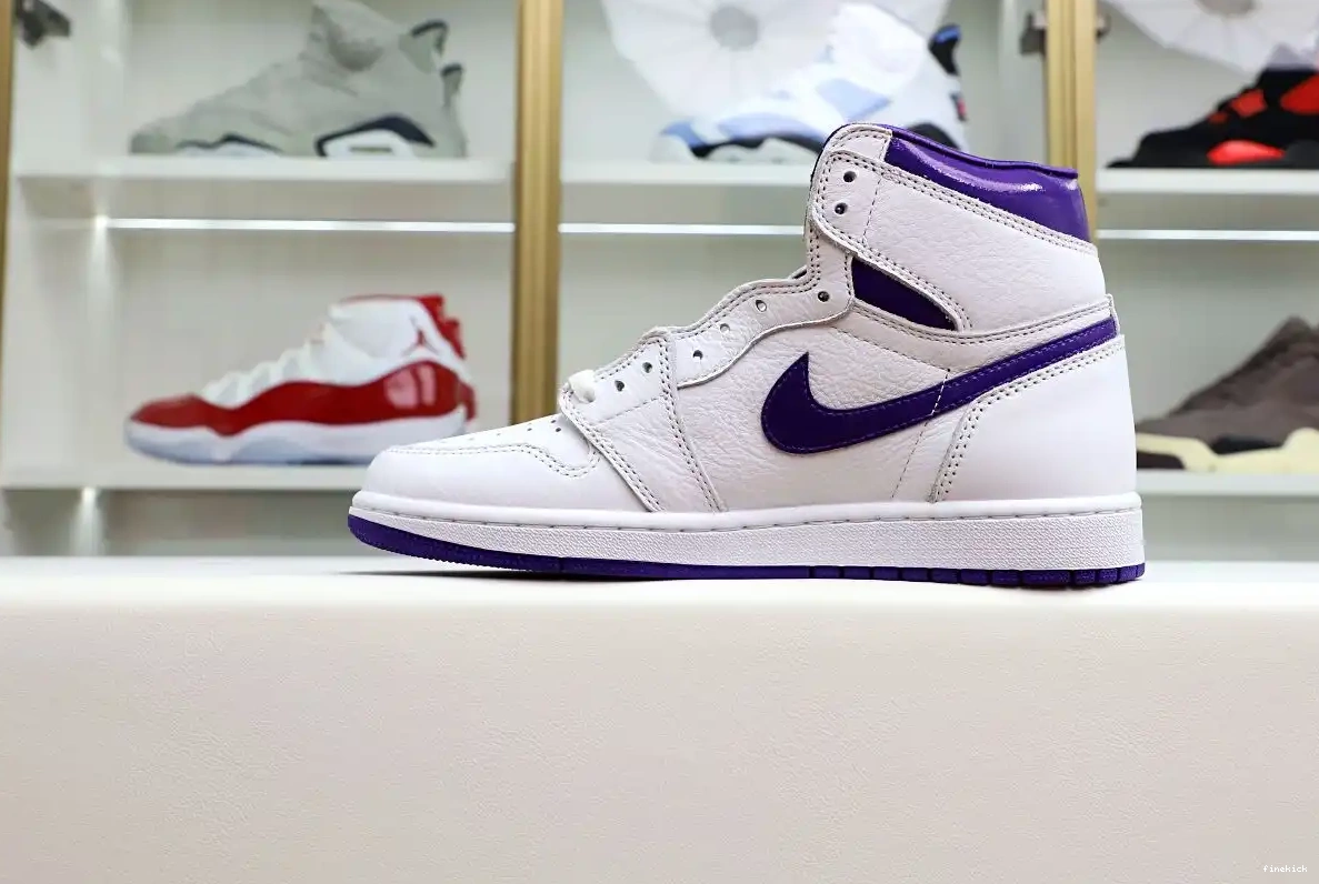 OG Court Air 1 Jordan Purple High 0409